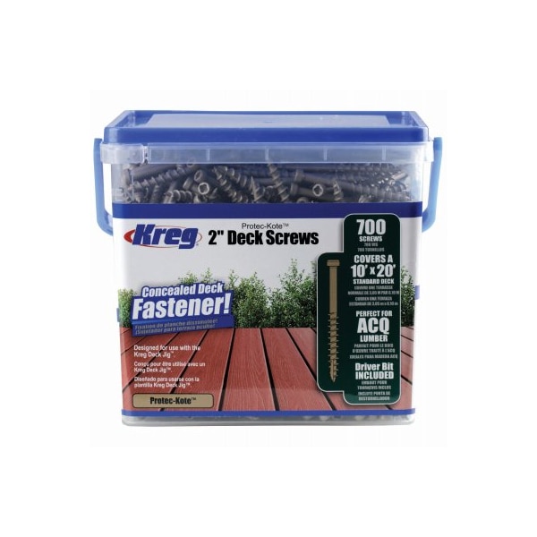 Kreg 700CT 2 Deck Screws SDKC2W700 Zoro